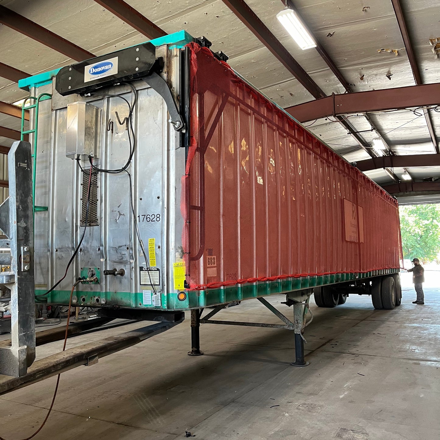 Donovan Orange Net Tarp 115in x 55ft