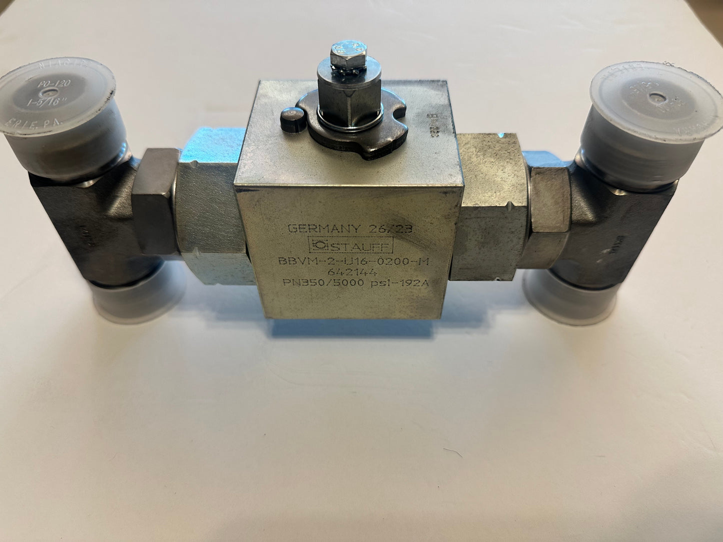 Keith BALL VALVE 1" WITH O-RING BOSS TEES AND HANDLE